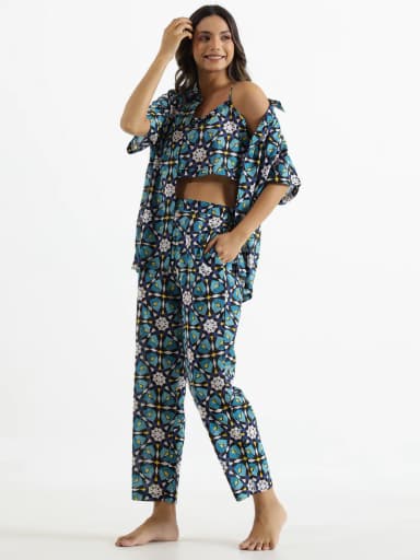 Women Pure Cotton Night Suit